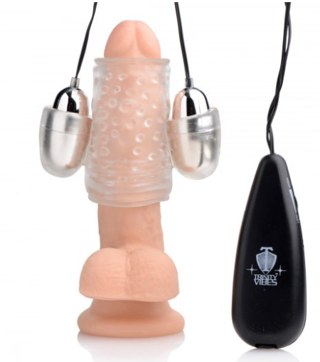 Dual Vibrating Penis Sheath