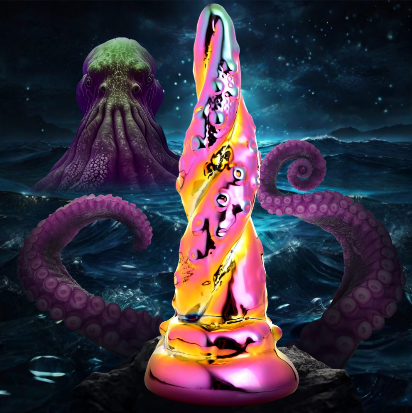 Enchantress Rainbow Glass Dildo