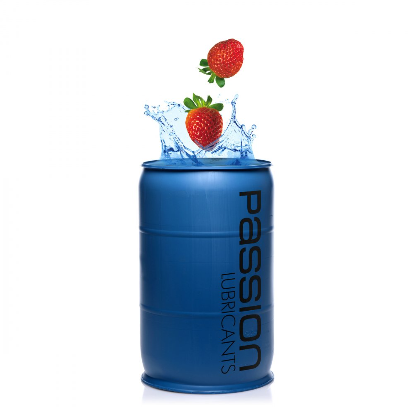 Passion Strawberry Flavored Lubricant - 55 Gallon Drum