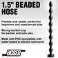 Hosed 19 Inch Beaded Anal Snake