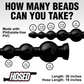 Hosed 19 Inch Graduated Bead Anal Snake