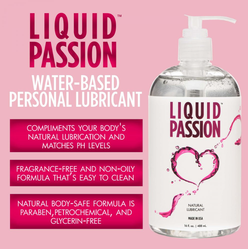 Liquid Passion Natural Lubricant - 34oz