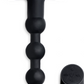 Remote Control Vibrating Silicone Anal Beads - Black