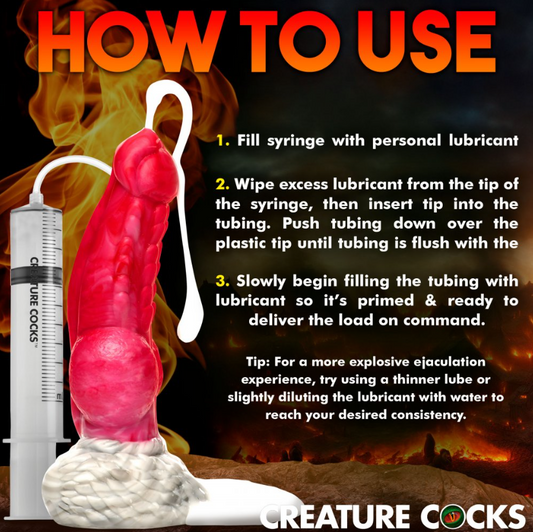 Resurrector Phoenix Squirting Silicone Dildo