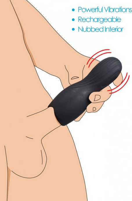 Vibrating Rechargeable Penis Pleaser