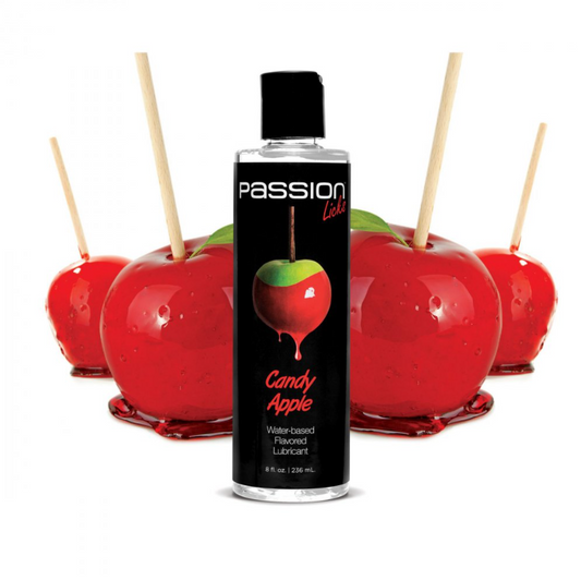 Passion Licks Candy Apple Water Based Flavored Lubricant - 8 oz